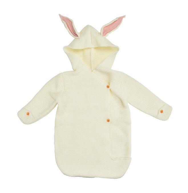 Cartoon Rabbit Ear Swaddling Baby Blanket