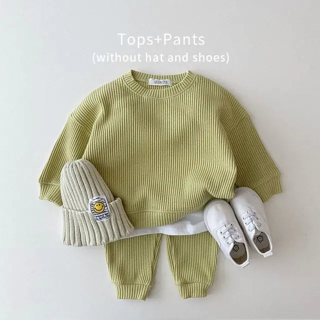 Baby Cotton Knitting Clothing Set