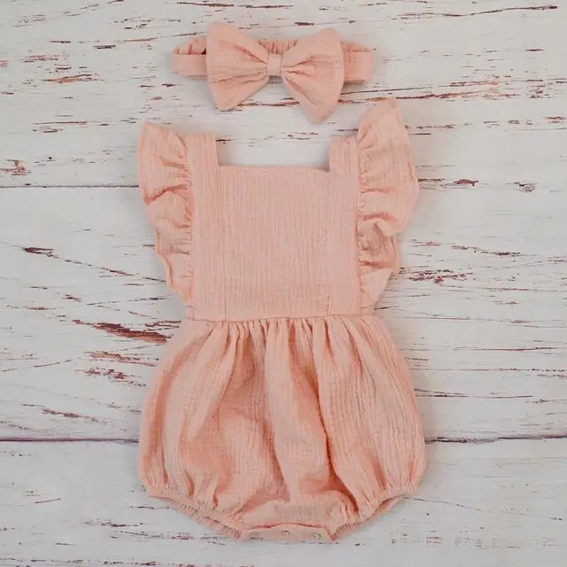 Cotton Summer Baby Girl Set