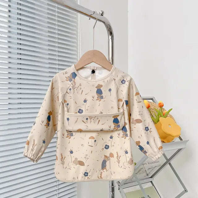 Baby & Toddler Long Sleeve Apron Bibs