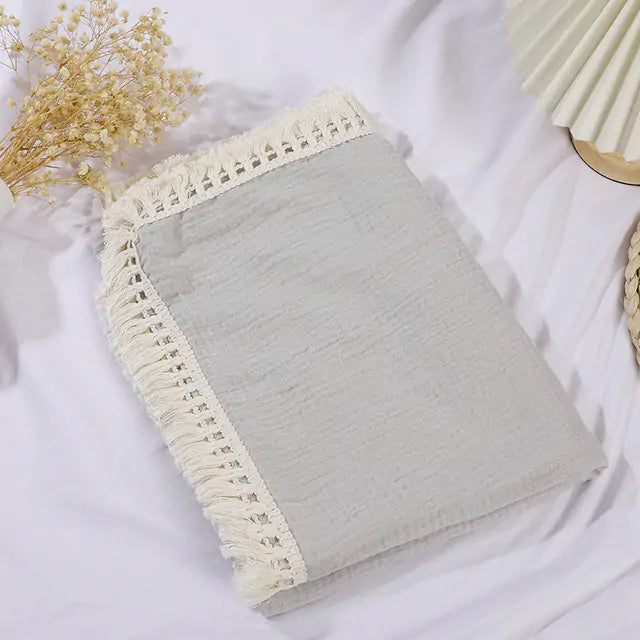 Cute Muslin Cotton Baby Blanket